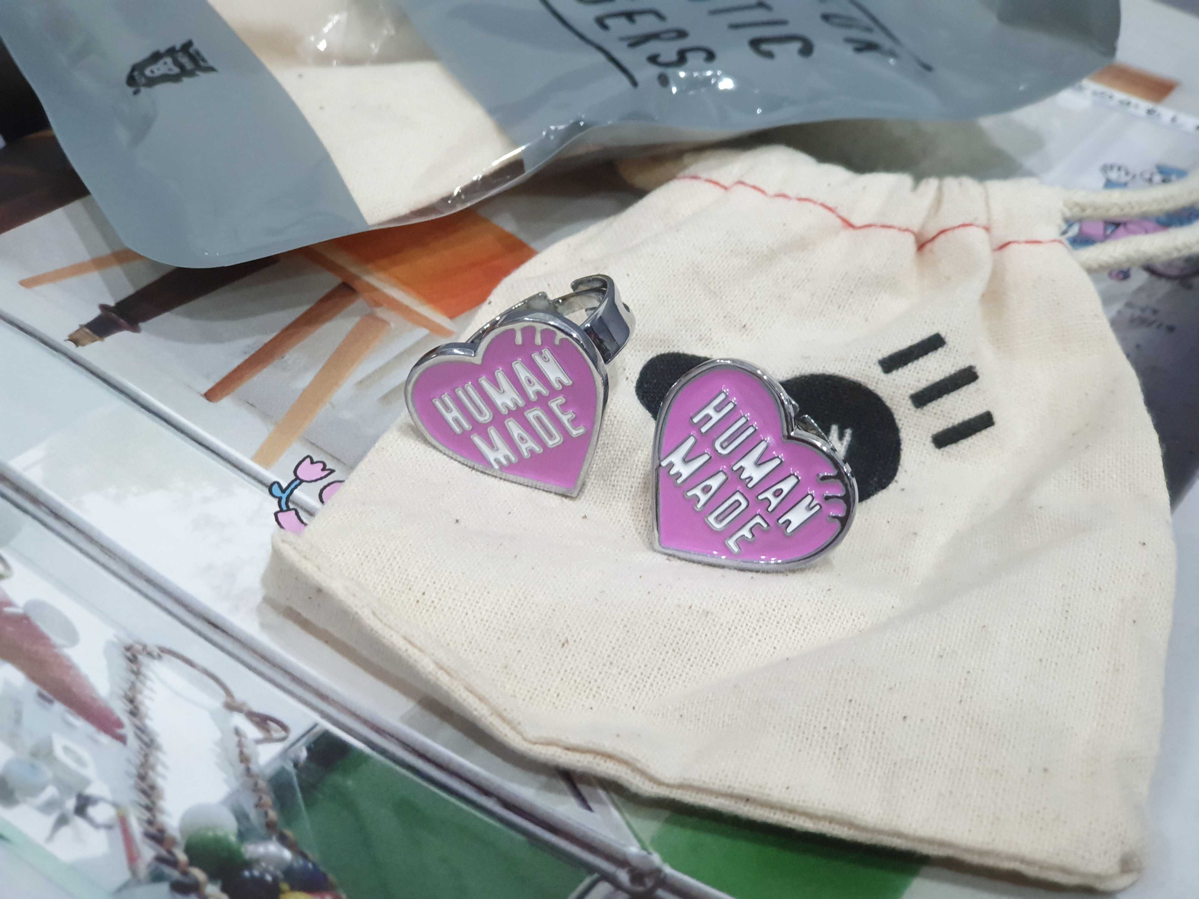 (สินค้าPREORDER15-20days) แหวน Humanmade rings (ชมพู) 