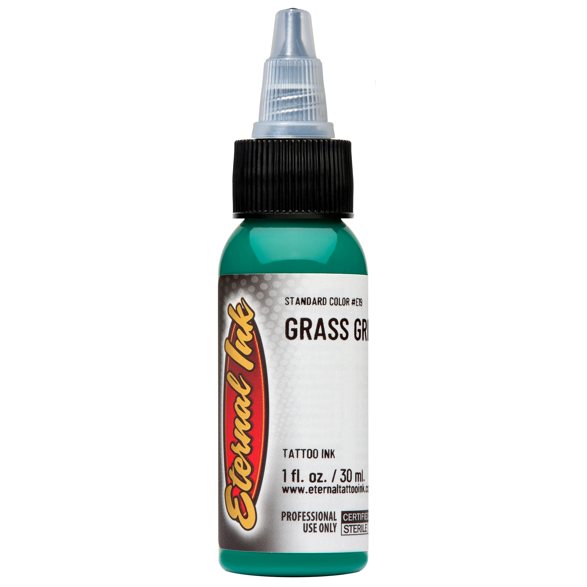 สีหมึกสัก Eternal Ink Tattoo หมึกสักคุณภาพ หมึกสักผิว สีสำหรับงานสัก Grass Green