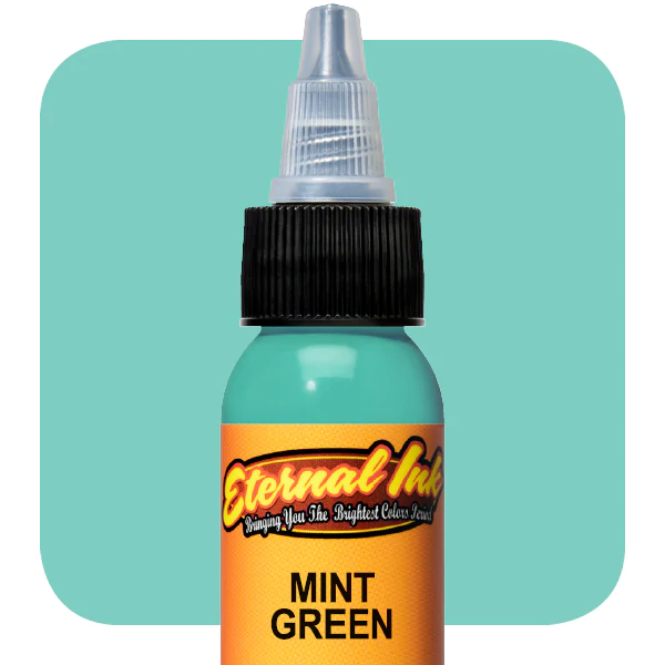 สีหมึกสัก Eternal Ink Tattoo หมึกสักคุณภาพ หมึกสักผิว สีสำหรับงานสัก  MintGreen