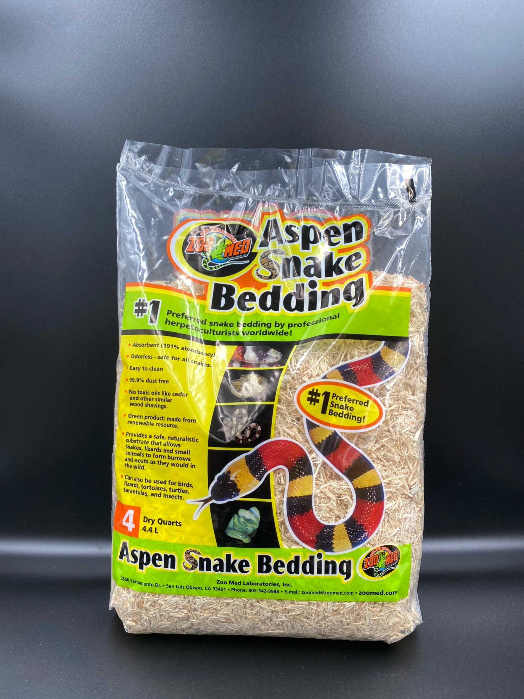 Zoo Med Aspen Snake Bedding 4.4l