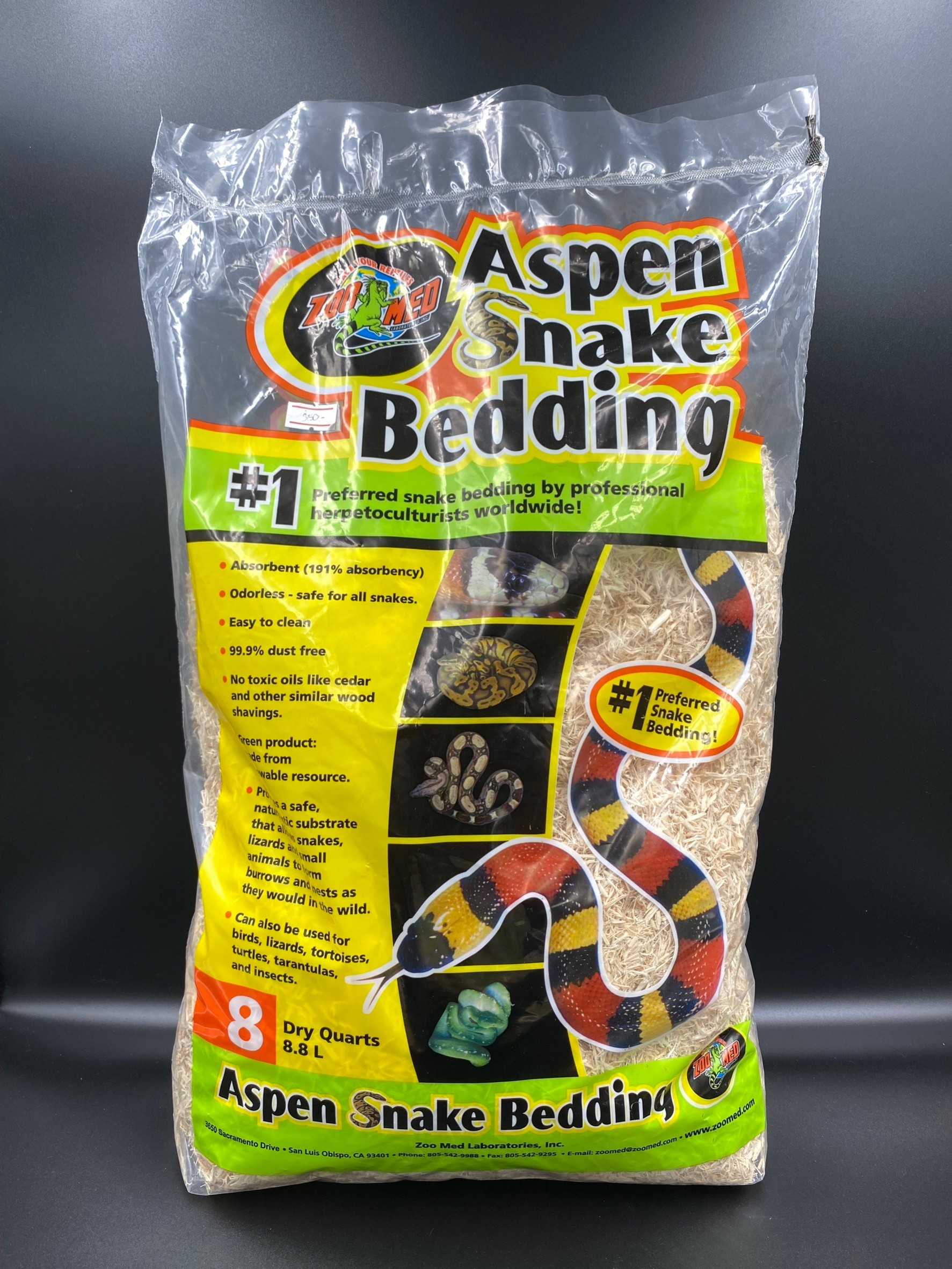 Zoo Med Aspen Snake Bedding 8.8l
