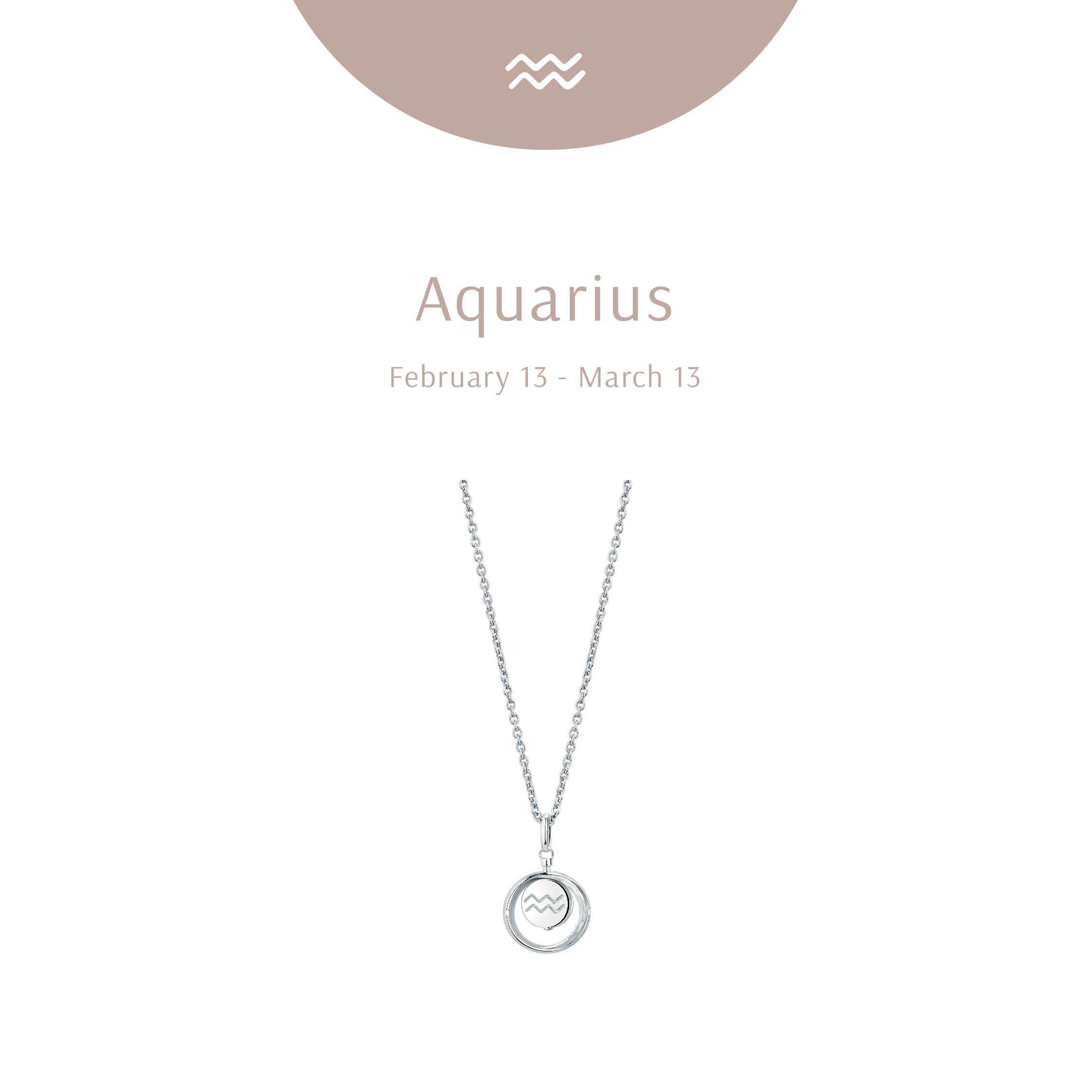 Zodiac Aquarius Necklace