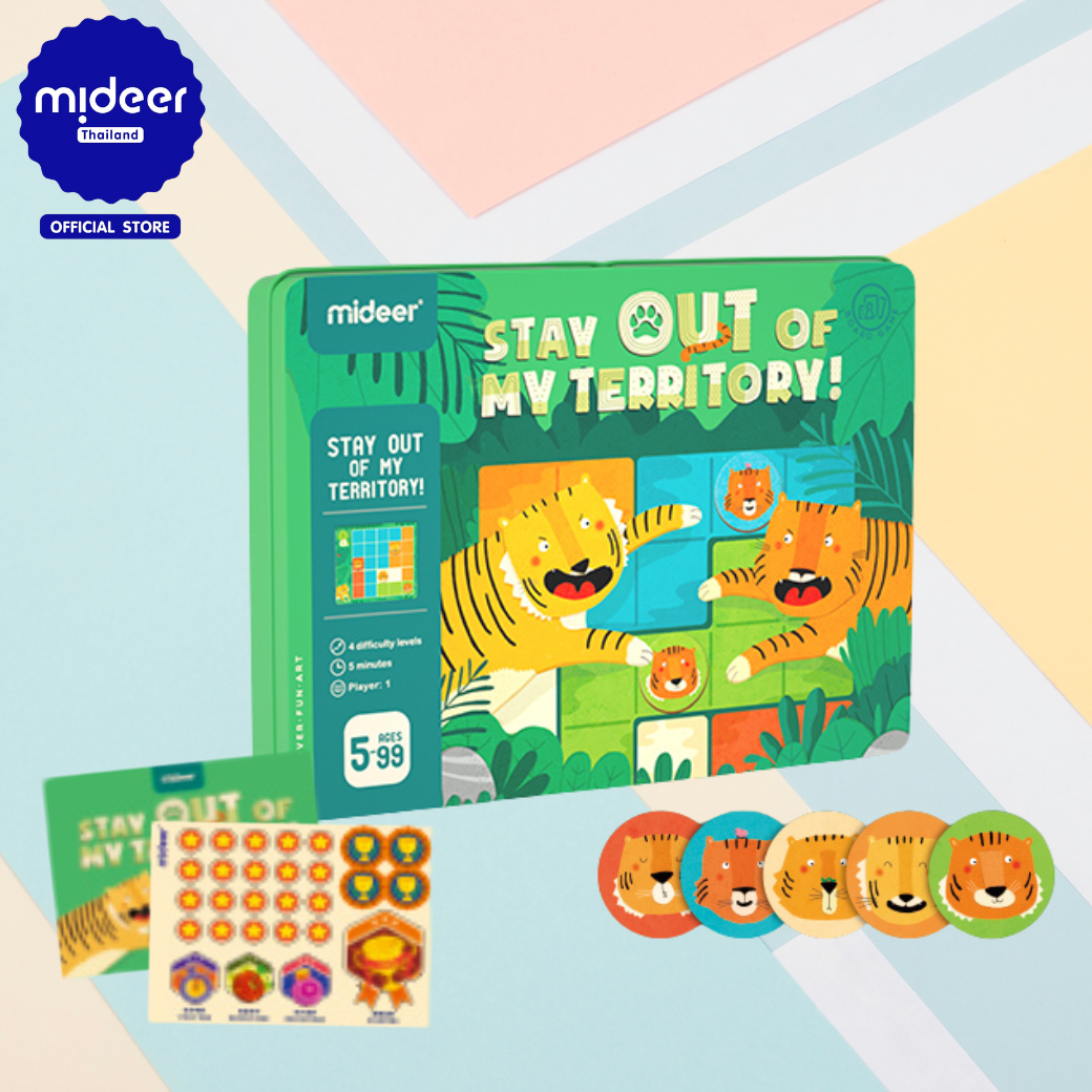 Mideer มิเดียร์ Stay Out of My Territory บอร์ดเกมช่วยพี่เสือกลับบ้านกันเถอะ!