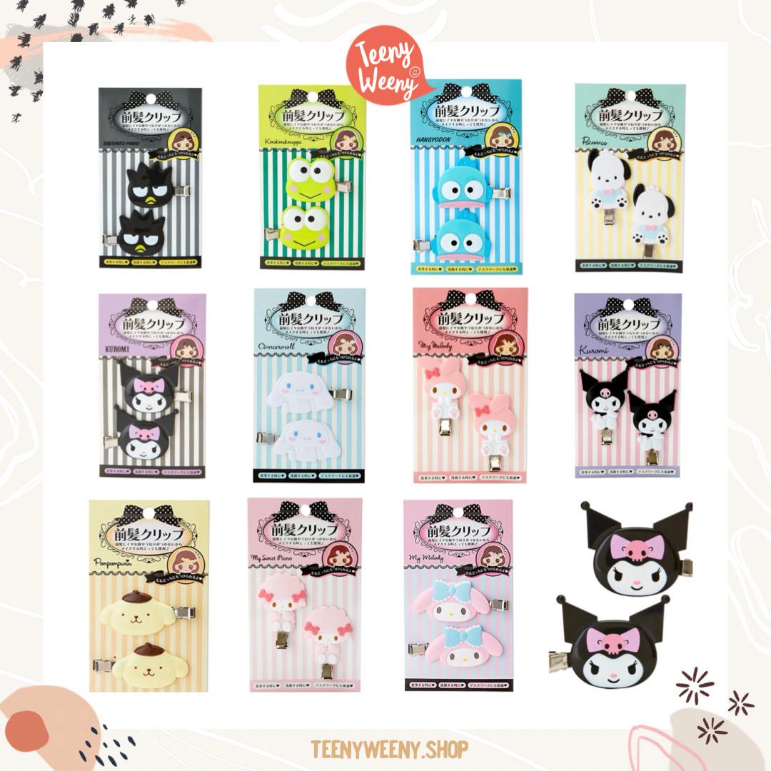 🇯🇵 SANRIO HAIR CLIPS - กิ๊ฟติดผม คลิปติดผม ซานริโอ