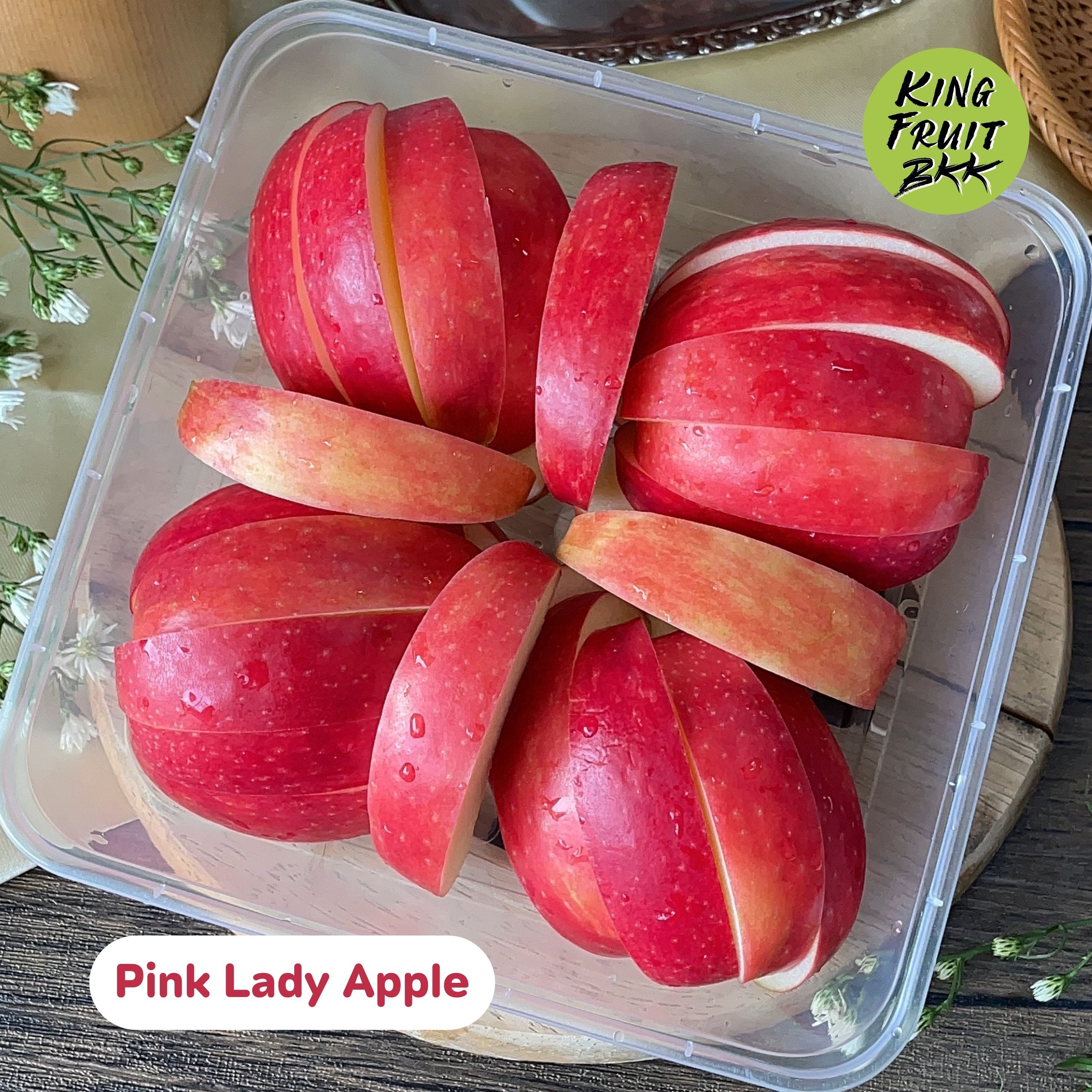 🍎Pink Lady Apple NZ แอปเปิ้ลแดงพิงค์เลดี้นำเข้า หวาน กรอบ