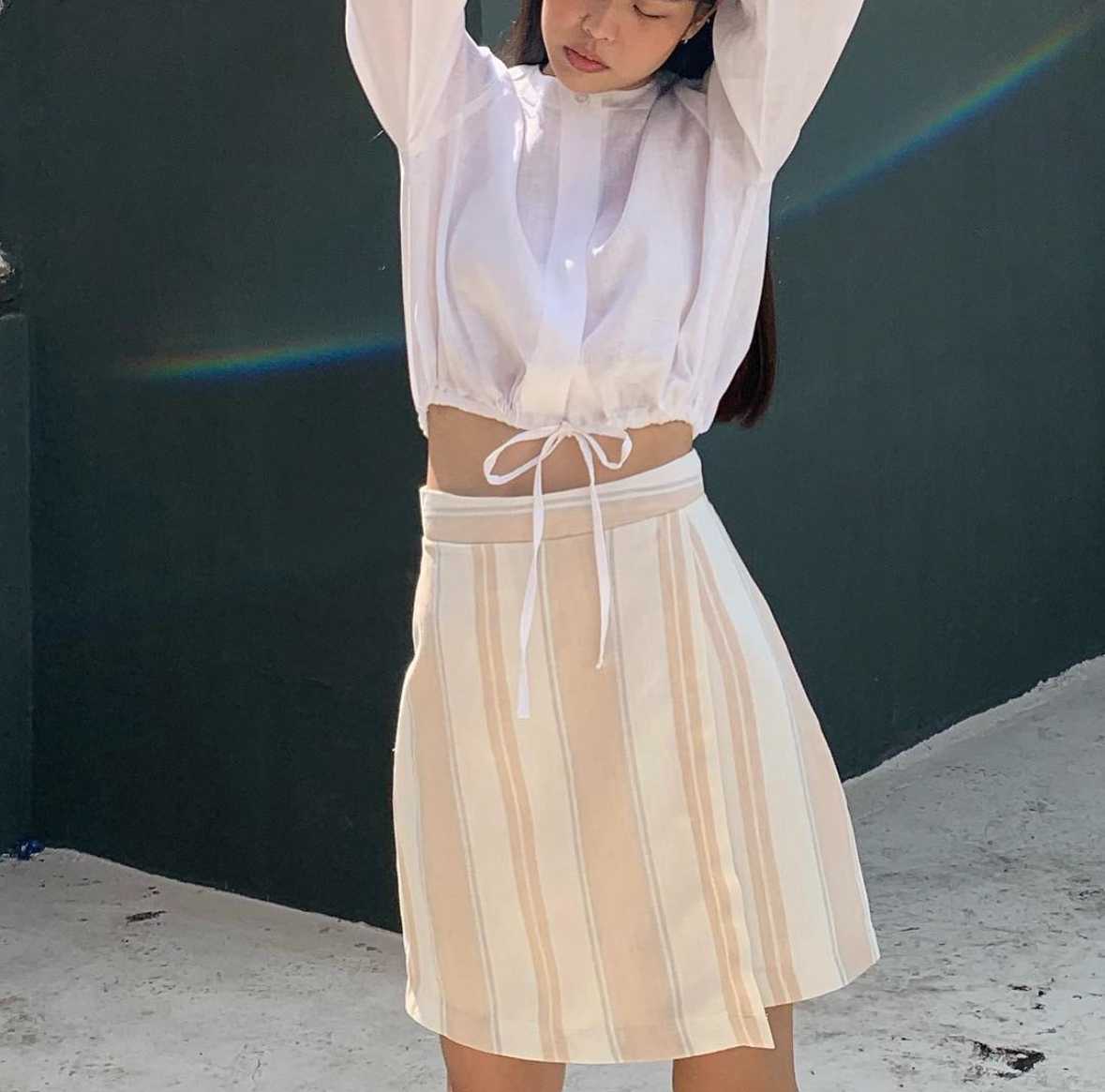 (clearance) Anne Linen Skirt