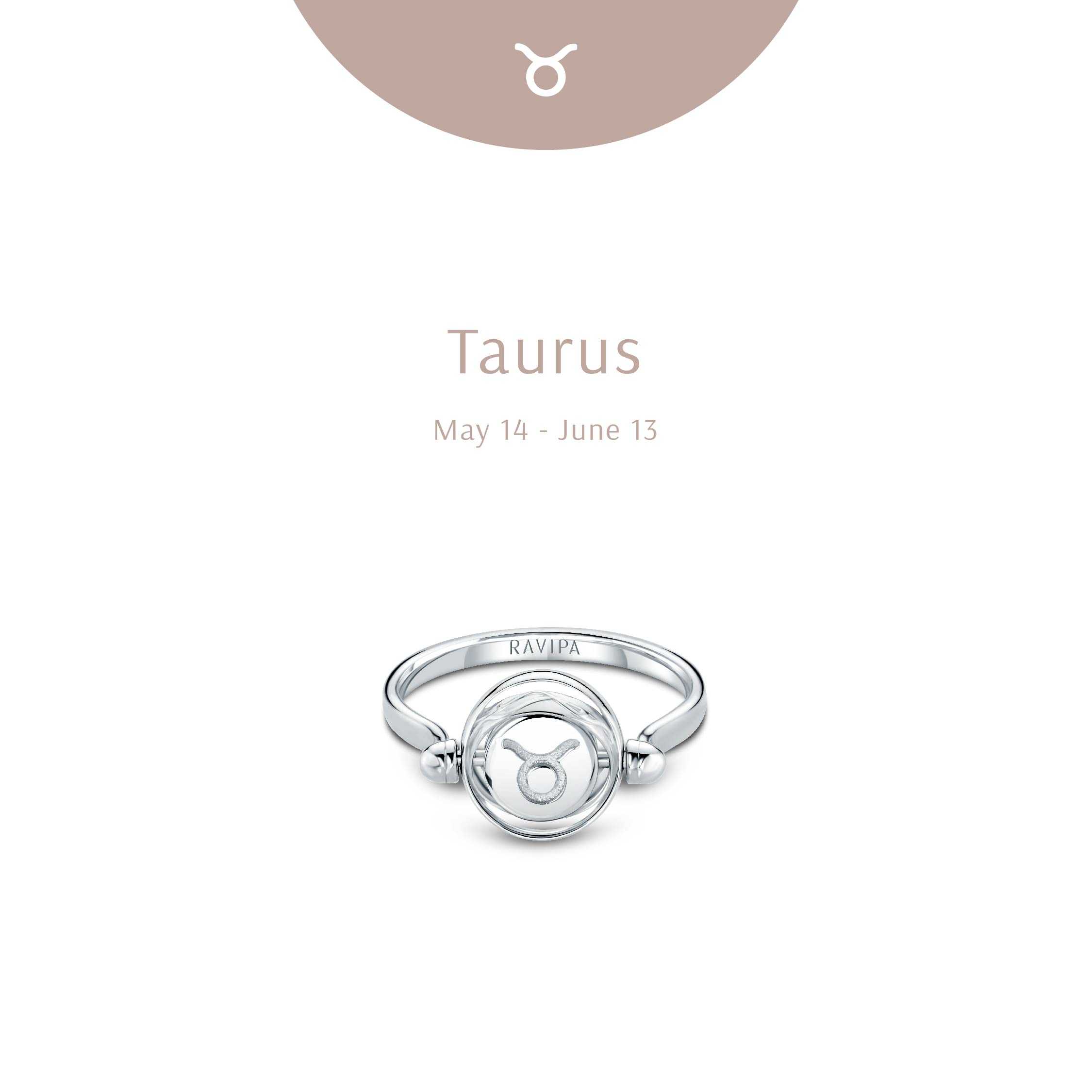 Zodiac Taurus Ring
