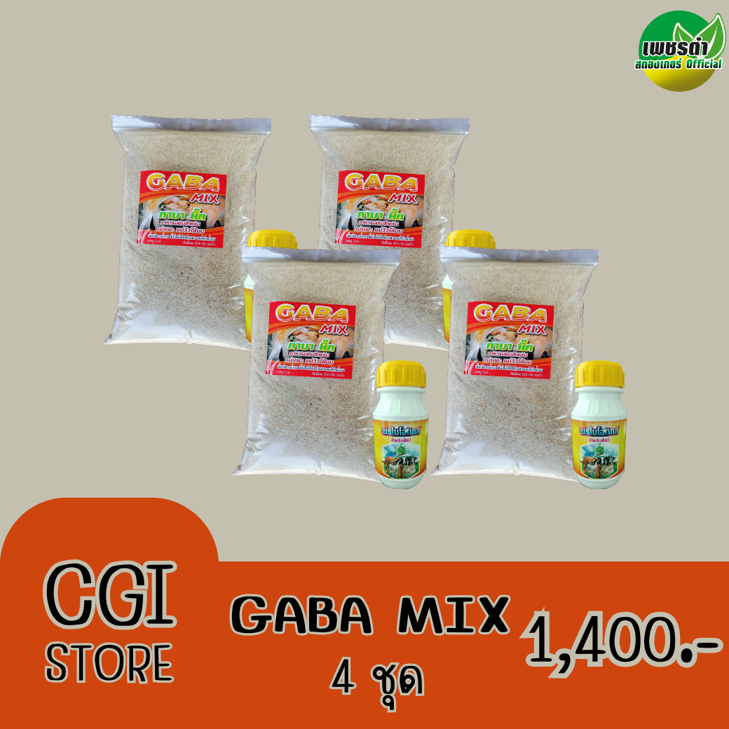GABA MIX 4 ชุด