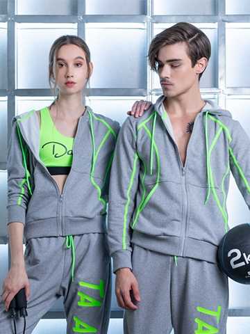 TA ACTIVE STRONGER FRENCH TERRY HOODIE (เสื้อฮูดดี้ แขนยาว) TOPDYE GREY