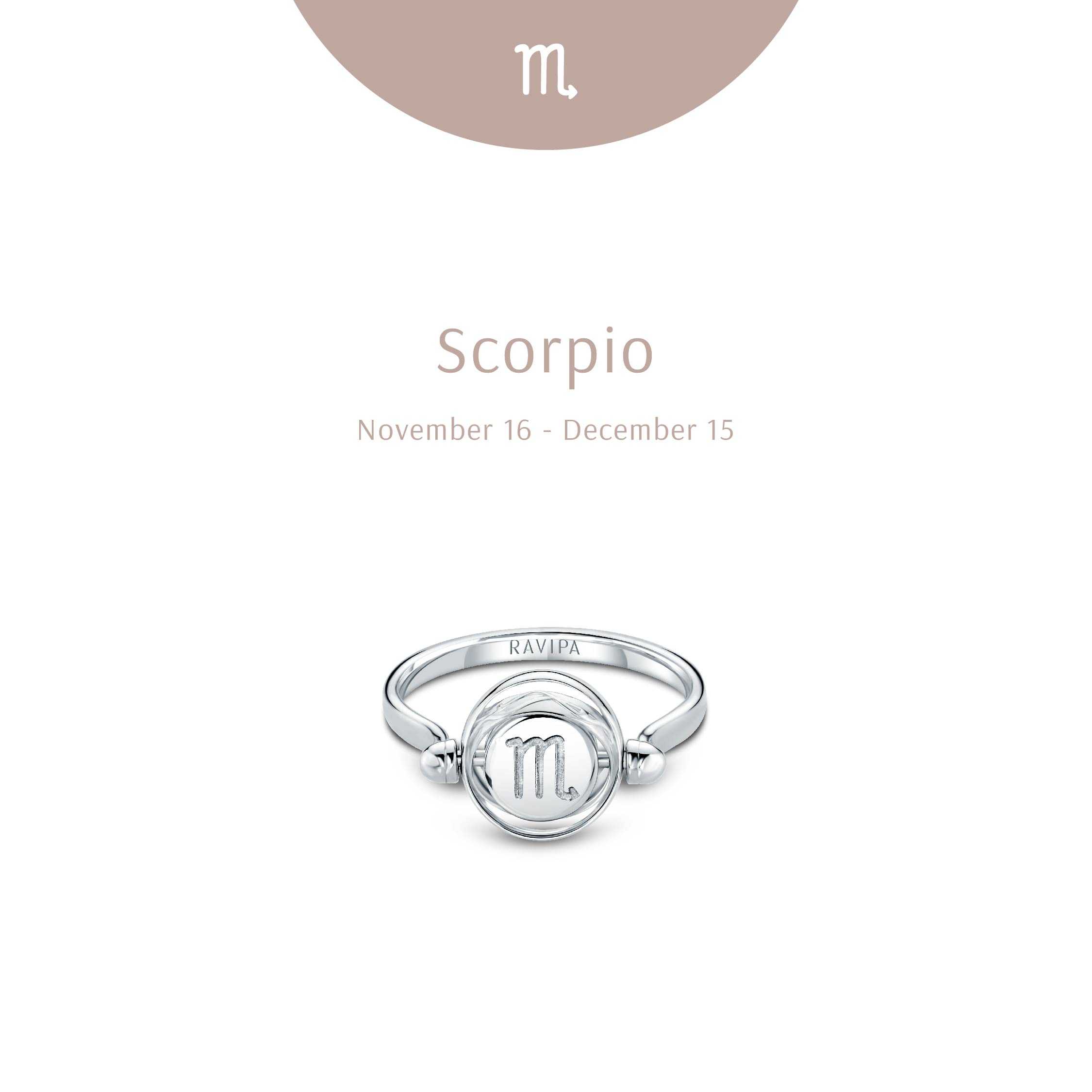 Zodiac Scorpio Ring