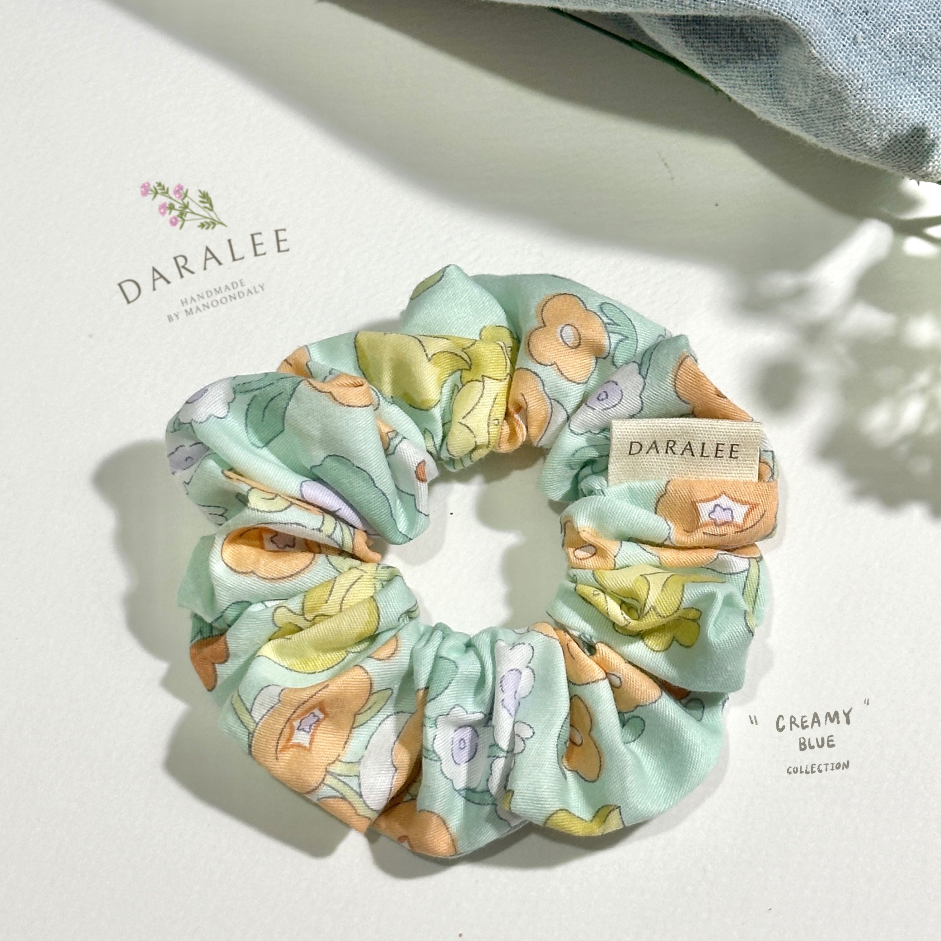 Scrunchie | Creammy Blue Collection