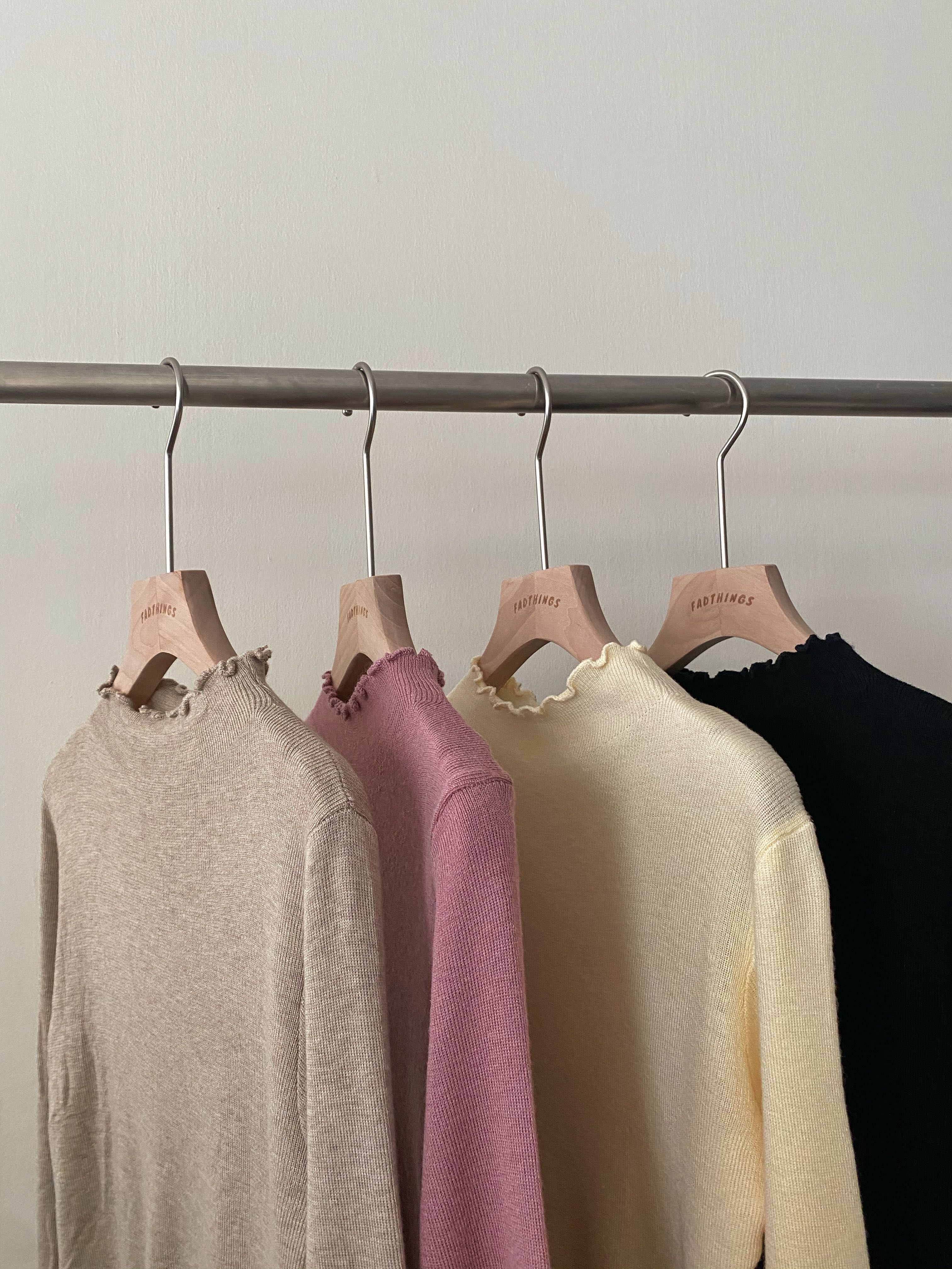 fadthings - RAMEN ruffle soft knit