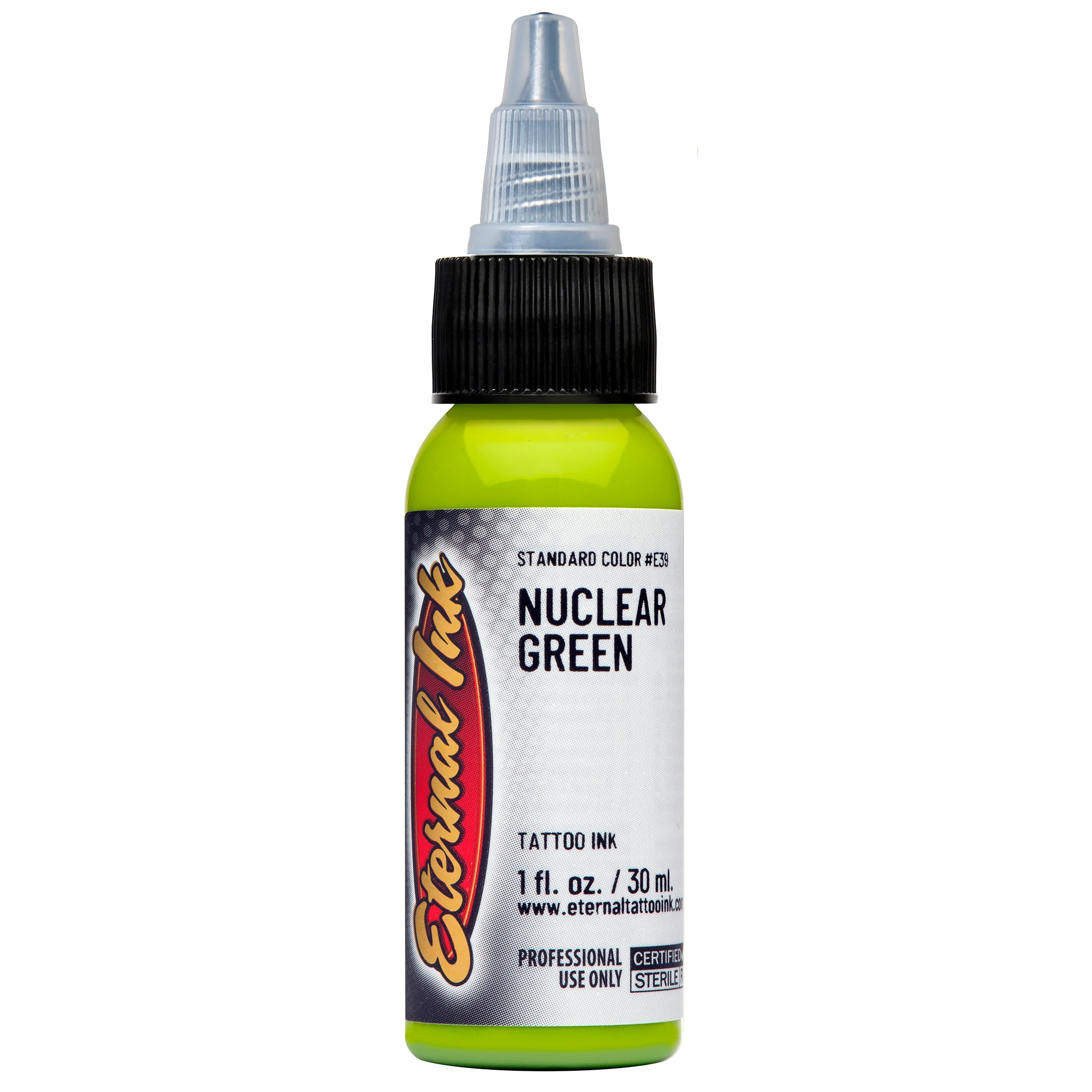 สีหมึกสัก Eternal Ink Tattoo หมึกสักคุณภาพ หมึกสักผิว สีสำหรับงานสัก Nuclear Green