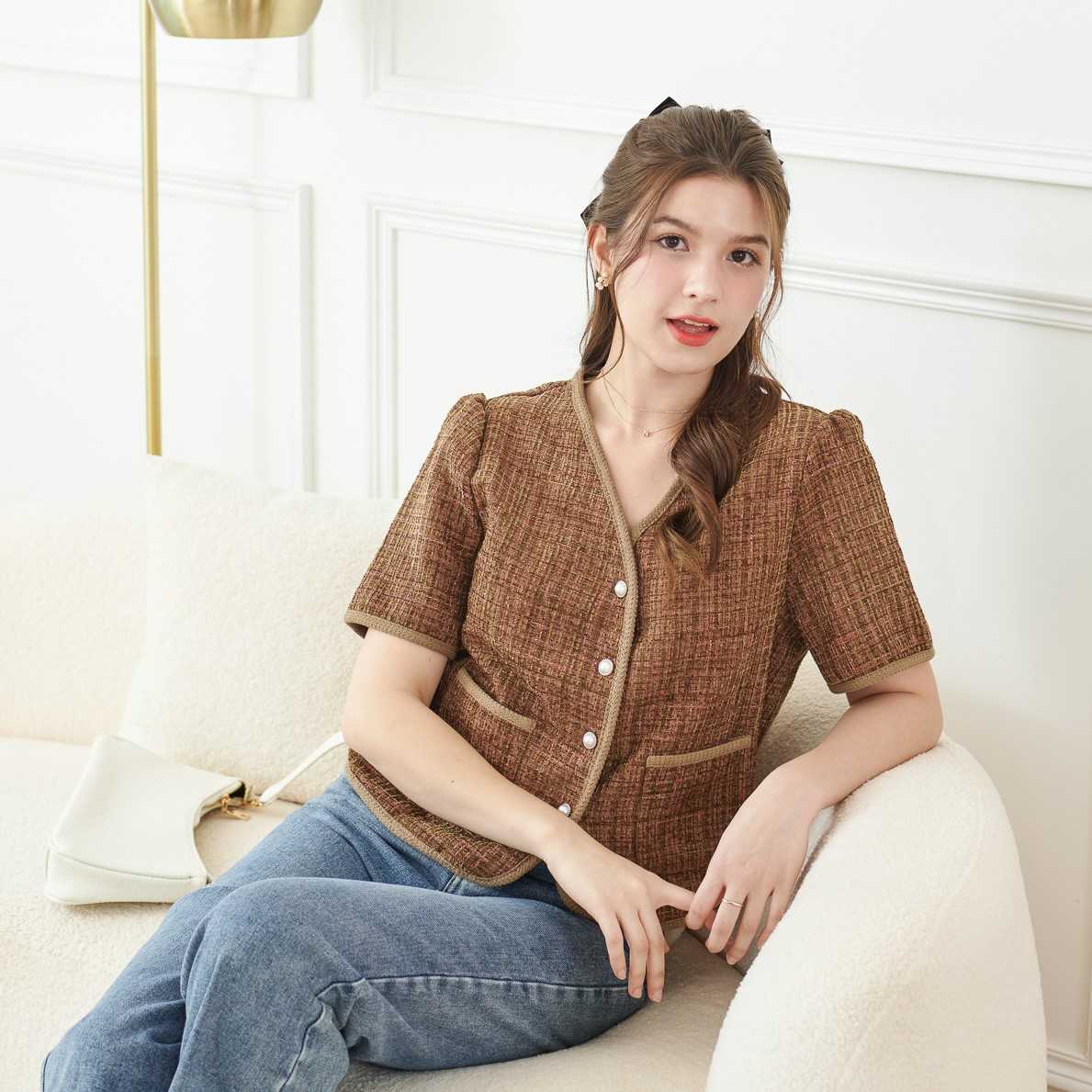 Tilly Tweed Top