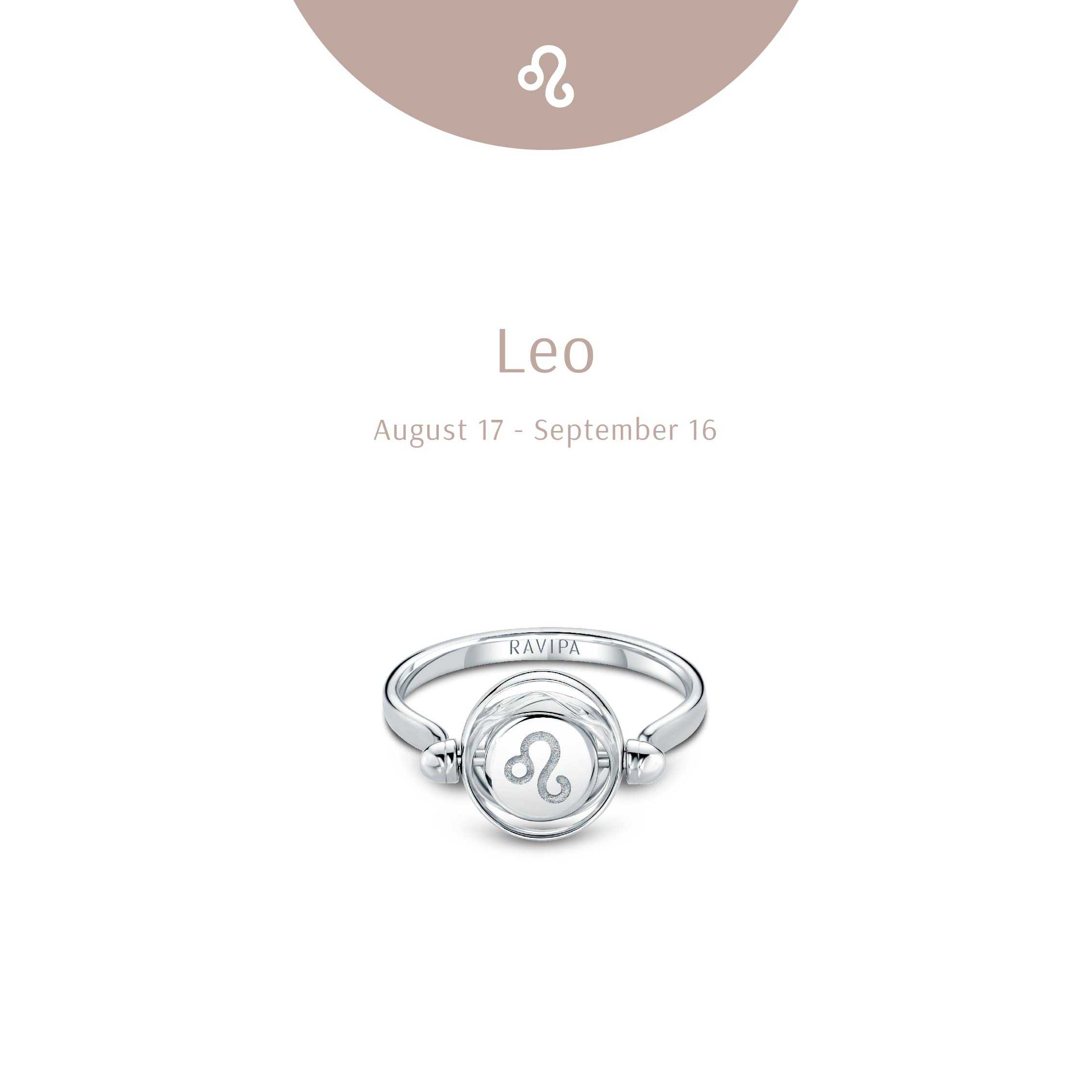 Zodiac Leo Ring