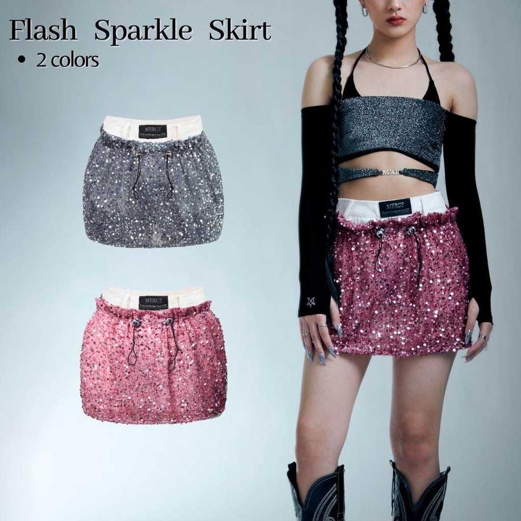 Merge Official - Flash Sparkle Skirt 2 Colors