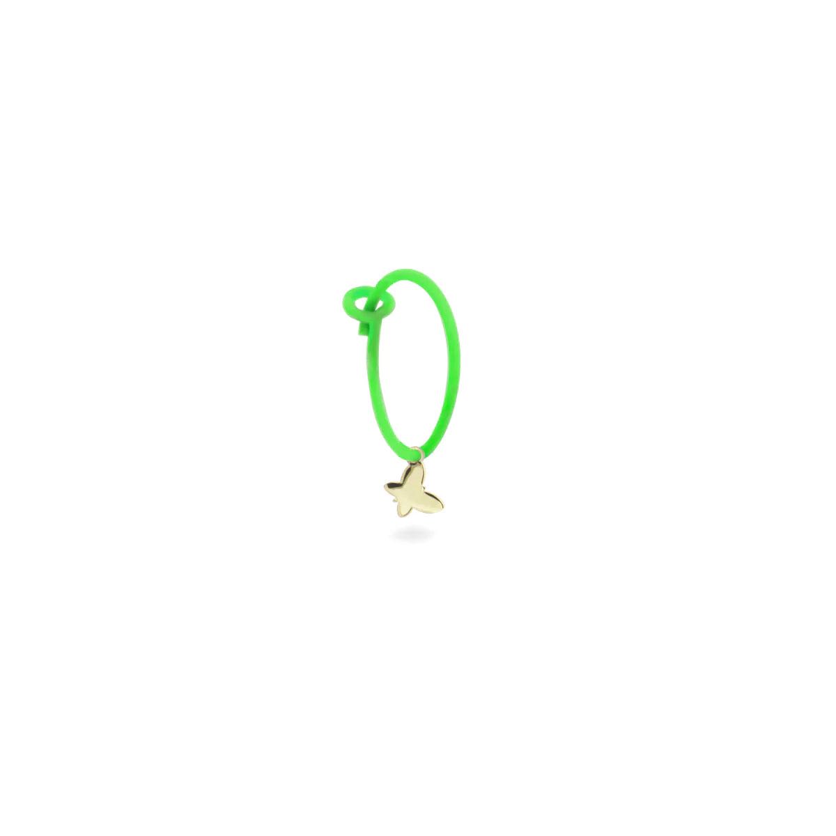 EARRINGS - Butterfly Hoop