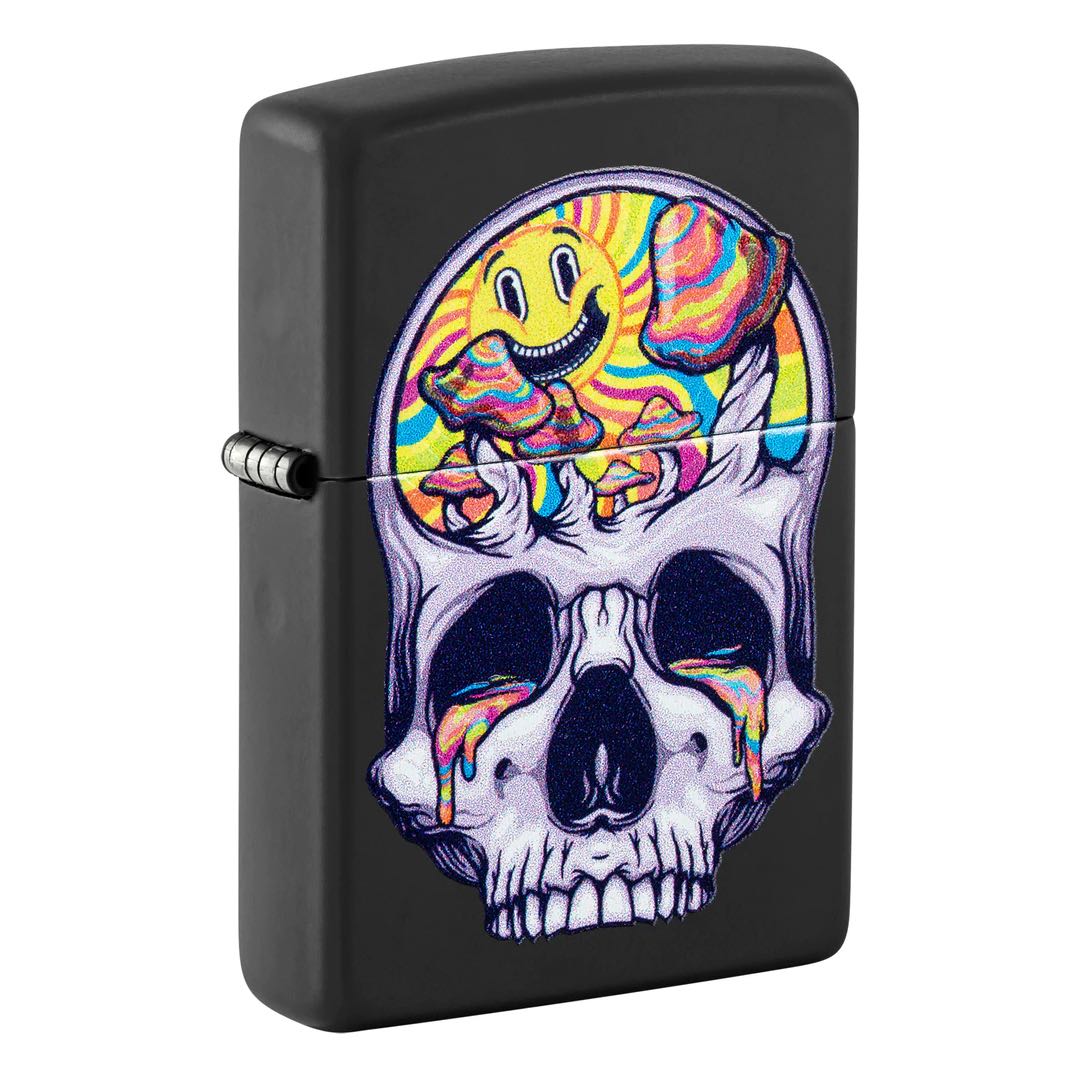 Zippo ไฟแช็กรุ่น 48737 Skull Moon Design