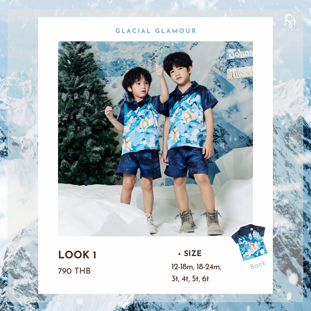 Look 1 - Glacial Glamour