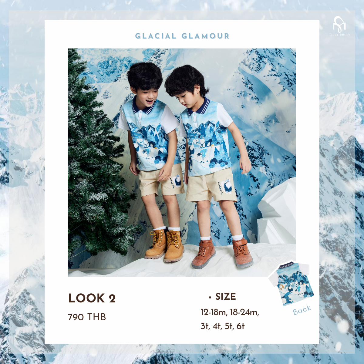 Look 2 -Glacial Glamour