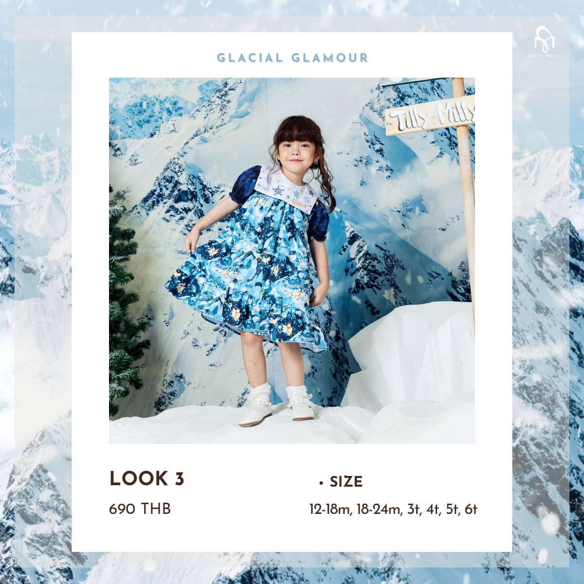 Look 3 -Glacial Glamour