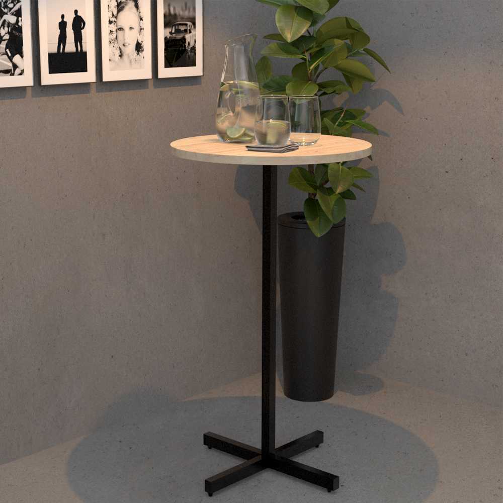 MONSTER STEEL โต๊ะบาร์ สไตล์ลอฟท์ รุ่น MTN013 ขนาด 60x60x100 cm.
