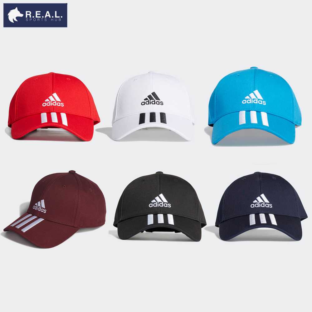 หมวก Adidas [รุ่นลายปักสามแถบ] Baseball 3-Stripes Twill Cap [FK0894 FQ5411 HD7236]