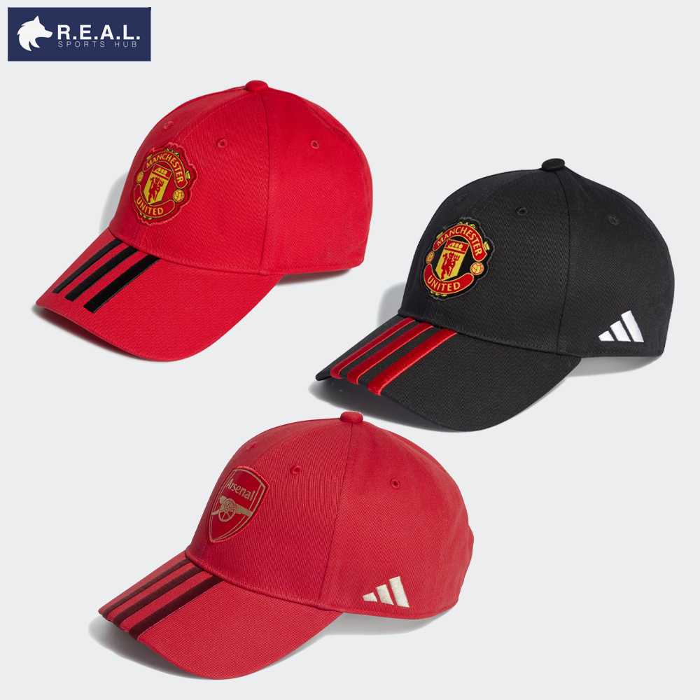 หมวก Adidas [ลายปักโลโก้หน้า] ทีมอาเซนอลและแมนยู [H62461 IB4568 IB4577]