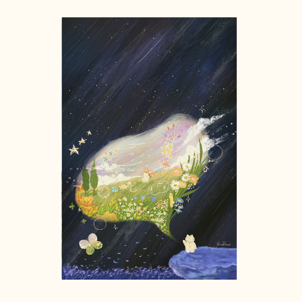 Artprint Postcard [Rest for a while]