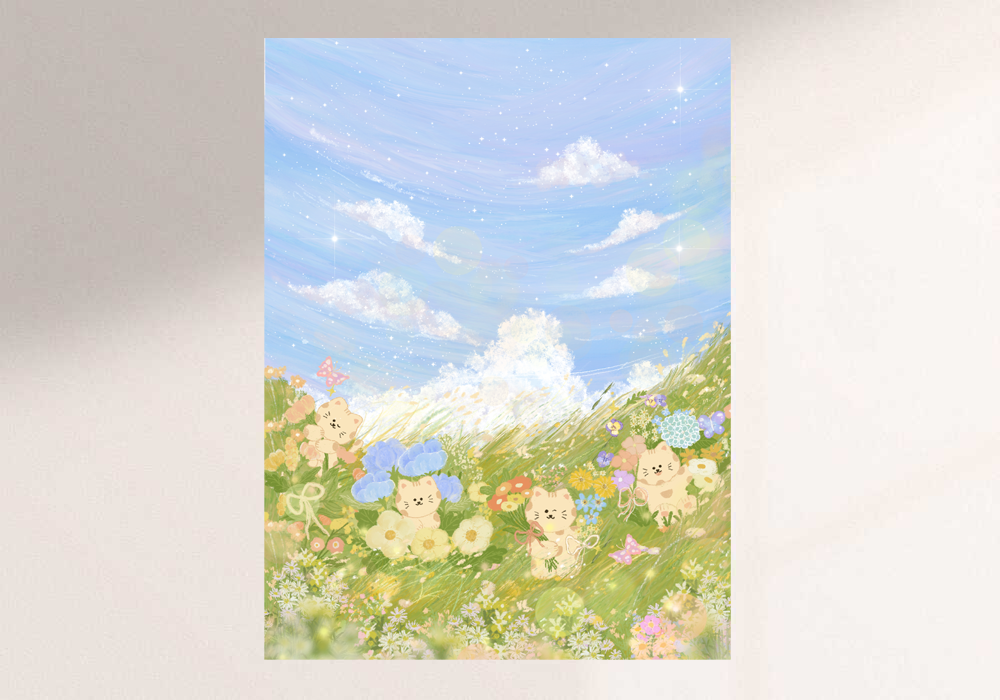Artprint Postcard [Meoww’s flowers]