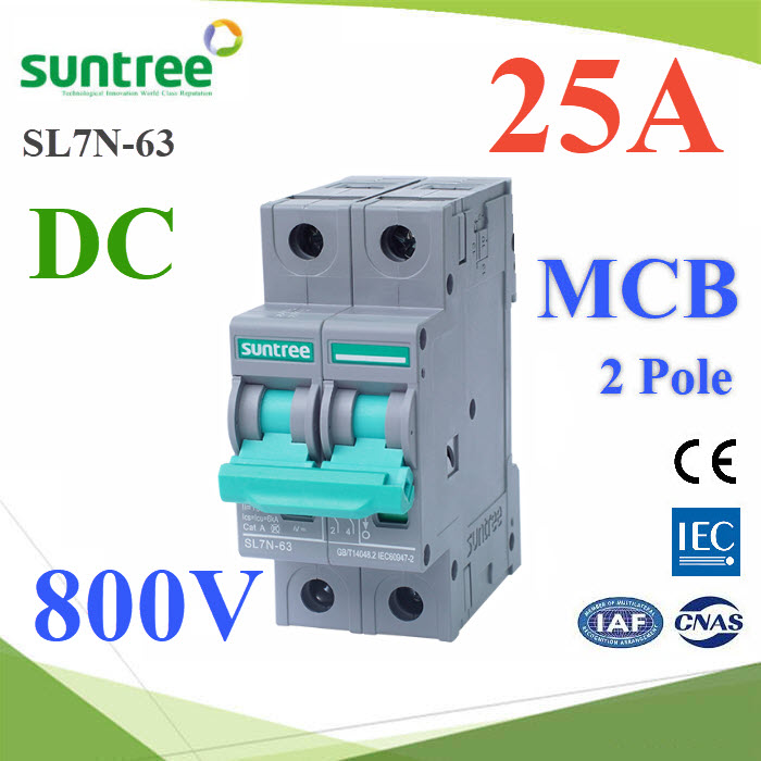 เบรกเกอร์ DC Solar SUNTREE-800V-25A-DC Breaker Solar DC