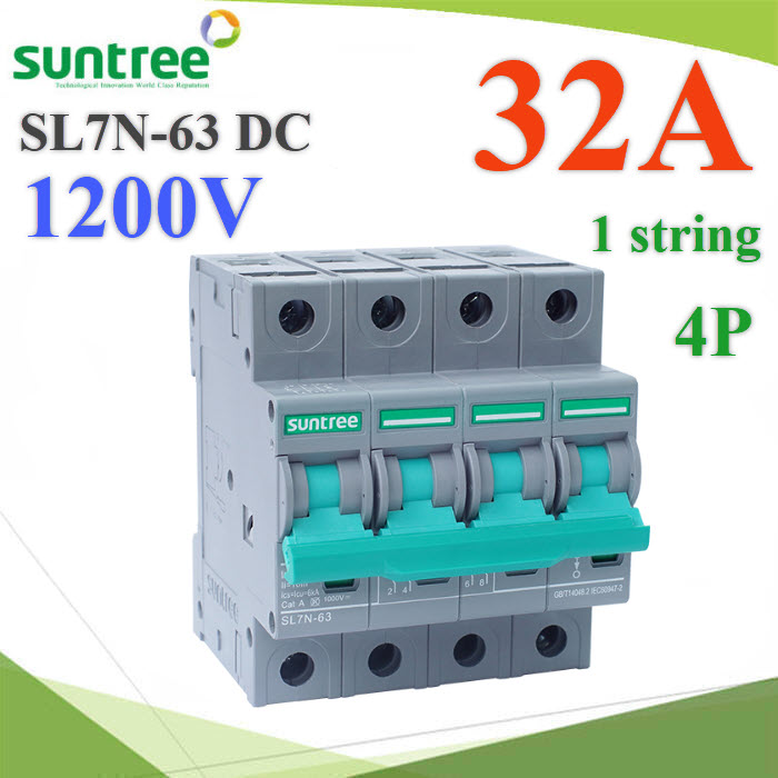 เบรกเกอร์ DC Solar SUNTREE-1200V-32A-DC Breaker Solar DC
