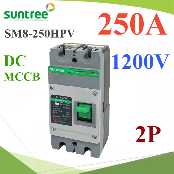 เบรกเกอร์ DC Solar SM8-250HPV-250A Breaker Solar DC