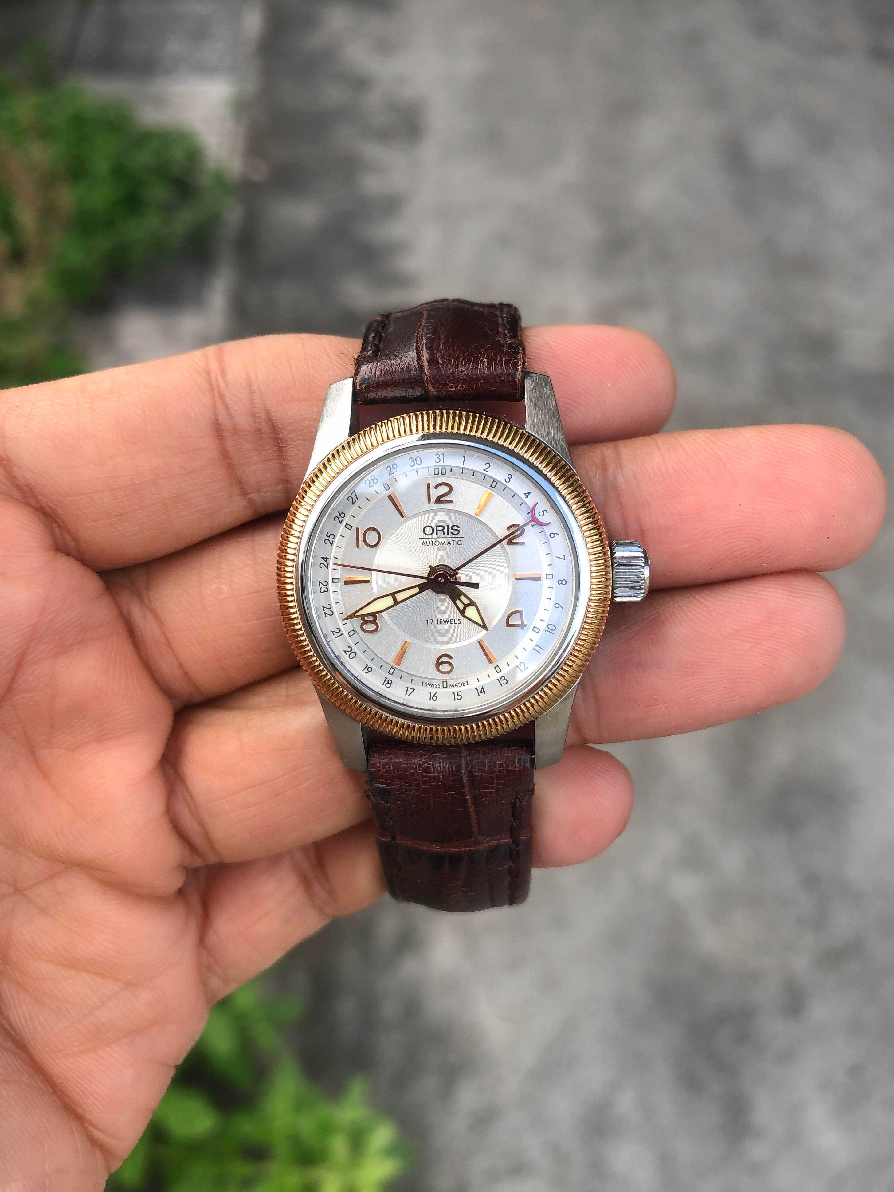 Oris Big Crown Pointer Date Automatic Lady Size 2tone