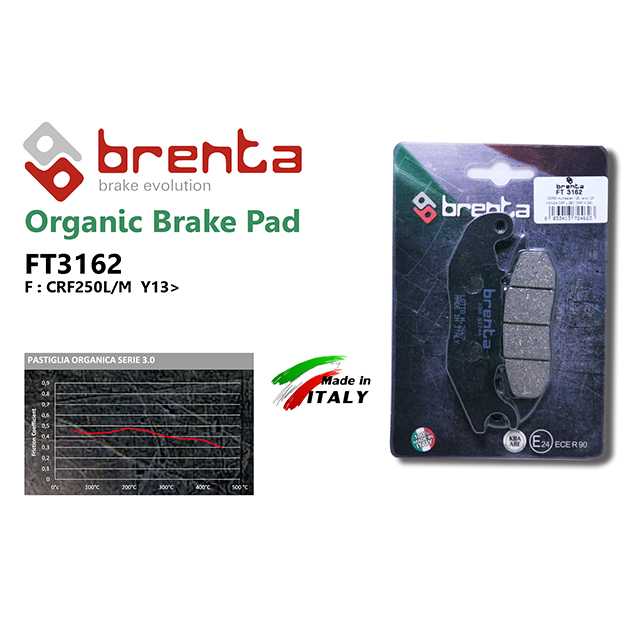 brenta BR3162(Organic, Front) (BRENTA) - CRF250L/M Y13 Aprillia SR200GT