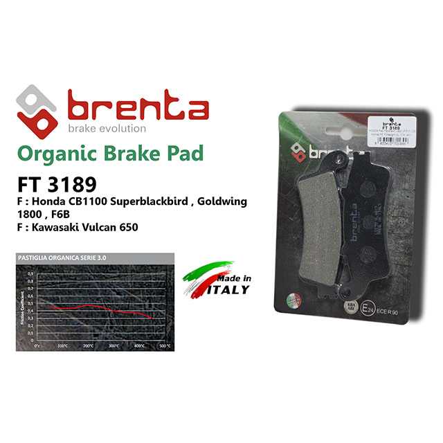 brenta BR3189(Organic, Front) (BRENTA) - VULCAN 650s , CB 1100