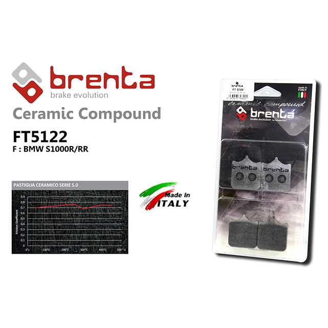 brenta BR5122(Ceramic Racing, Front) (BRENTA)-BMW S1000R/RR