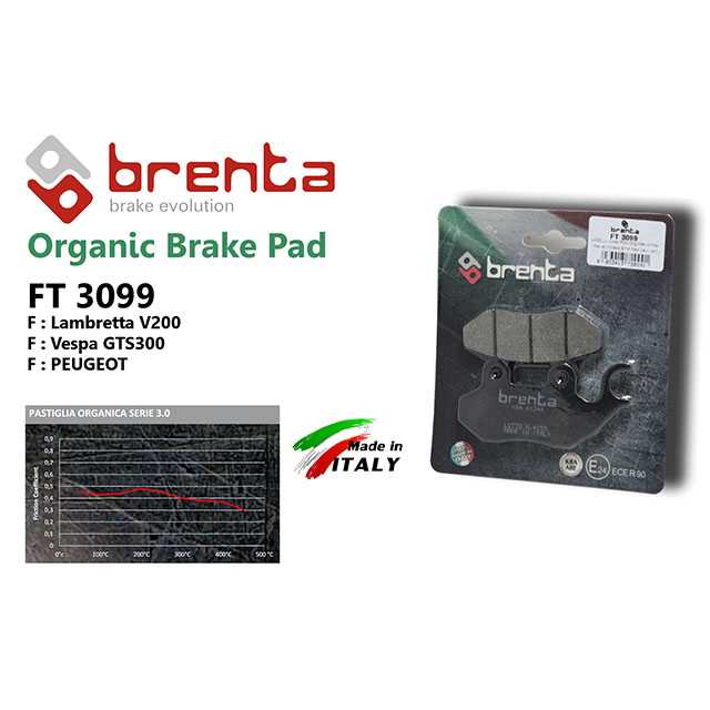 brenta BR3099(Organic, Front) (BRENTA) -Lambretta V200 , Vespa GTS300