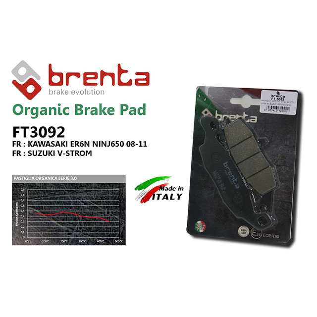 brenta BR3092(Organic, Front Left) (BRENTA) -ER6N-NINJA650 Y08-15, VSTROM650