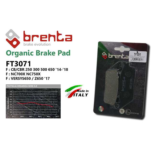 brenta BR3071(Organic, Front) (BRENTA)-CB/CBR250/300/500/650,NC750X