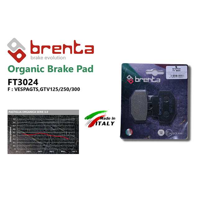 brenta BR3024(Organic, Rear) (BRENTA)-VESPA GTS/GTV 125/250/300