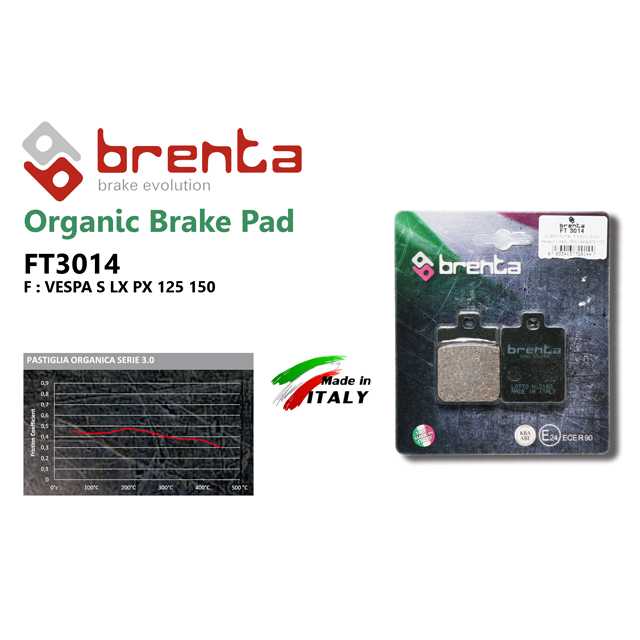 brenta BR3014(Organic, Front) (BRENTA)-VESPA S / VESPA LX 125/150 / VASPA PX 125