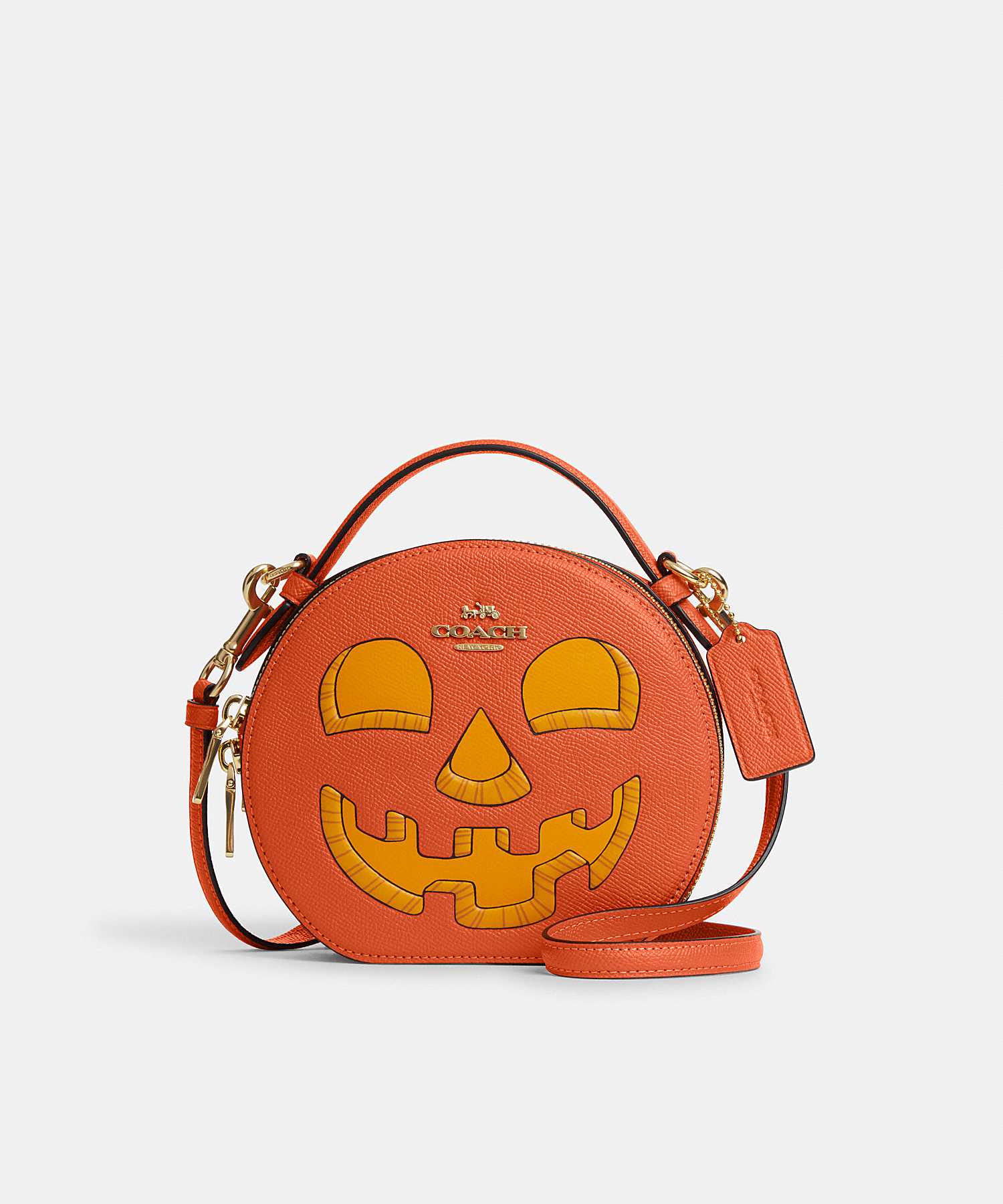 COACH CANTEEN CROSSBODY WITH HALLOWEEN PUMPKIN CM768 IMTFZ