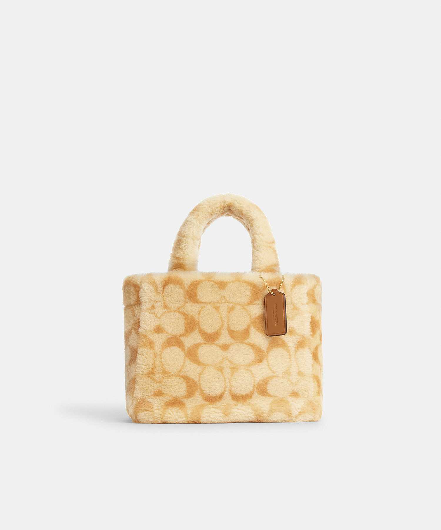 COACH SMALL TOTE IN SHEARLING CM177 IMW6W