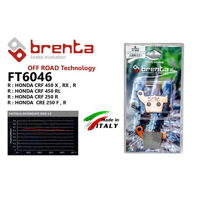 brenta BR6046(Off-Road, Rear)-CRF 250 R     450 F X R RL