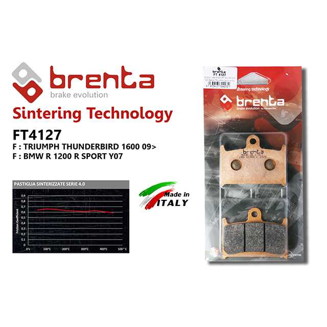 brenta BR4127(Sintered, Front)-TRIUMPH THUNDERBIRD 1600 09