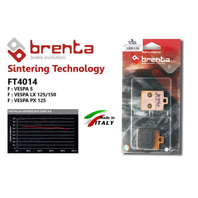 brenta BR4014(Sintered, Front)-VESPA LX,PX