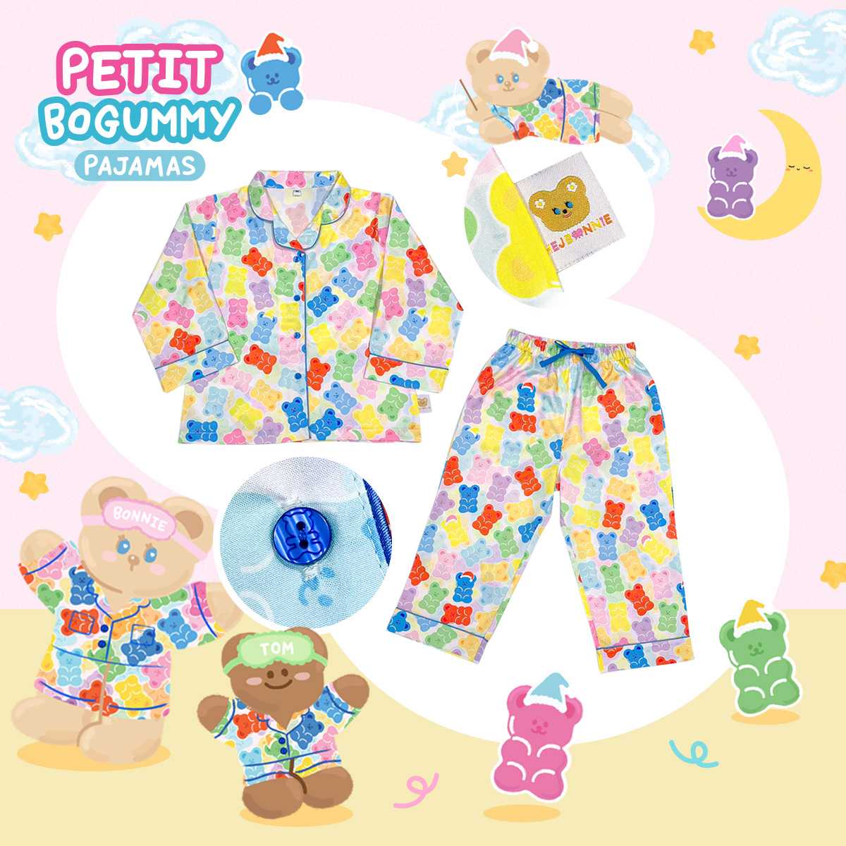 [สำหรับเด็ก] Petit Bogummy Pajamas l Hej Bonnie Official