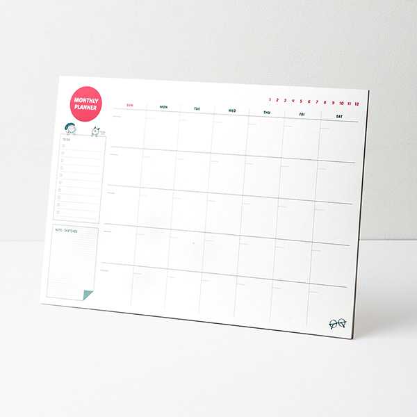 Hello Jane Monthly Planner Pad (undated)