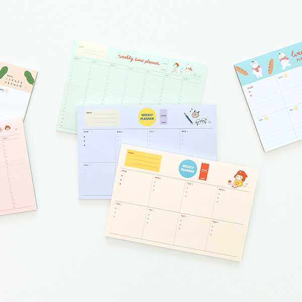 Hello Jane Weekly Planner Pad (undated)